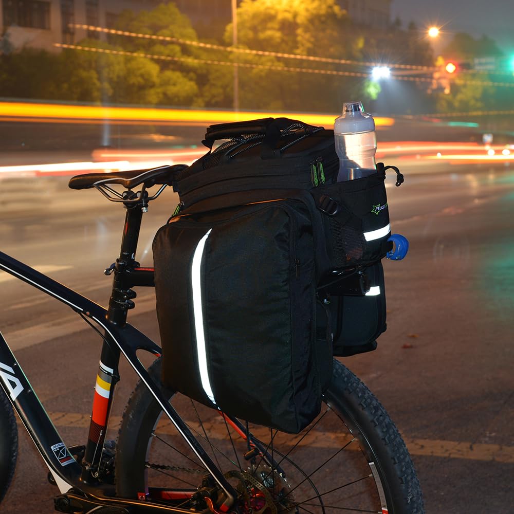Amazon.co.jp: ROCKBROSリアバッグ 自転車 パニアバッグ 自転車サイド